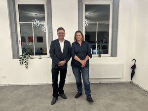 Foto (c) SPD Tuttlingen – (von links) Dr. Stefan Fulst-Blei MdL, Christine Treublut